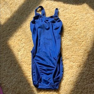 Fast race skin on piece for swimmers